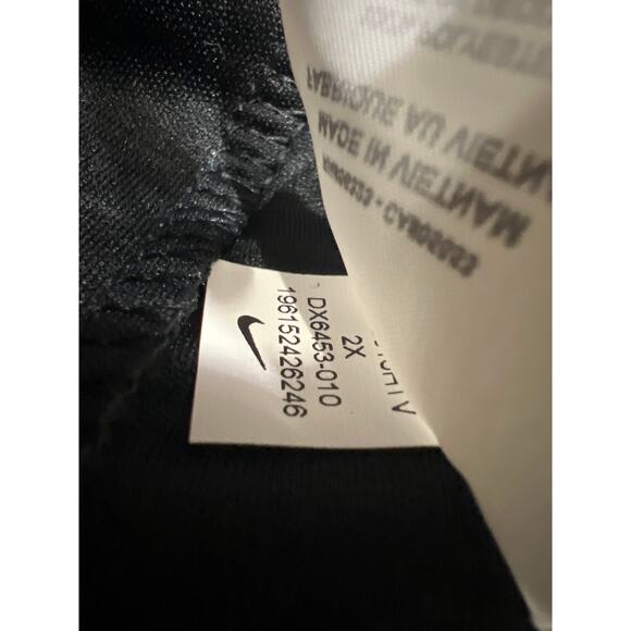 Nike Women's Plus Size Black & White Fly Crossover Basketball Shorts Size 2X New - Picture 4 of 9